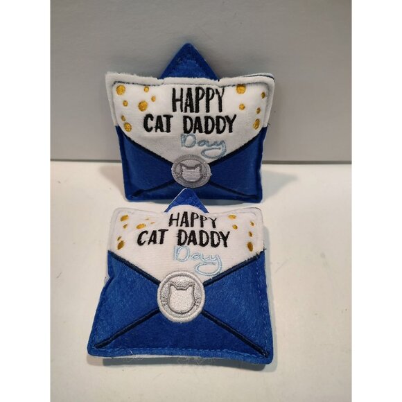 Father's Day Cat Daddy Letter Plush Cat Toy With Catnip By Frisco - Picture 11 of 14